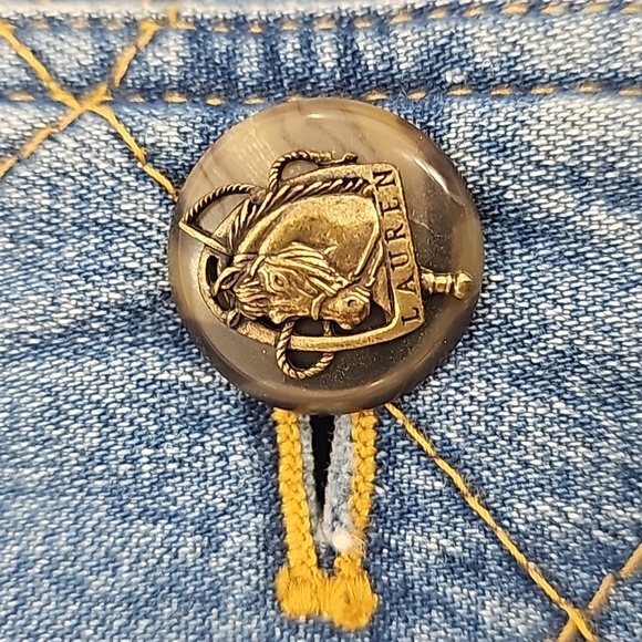 Vintage Ralph Lauren Quilted Denim Chore Coat - Picture 3 of 6